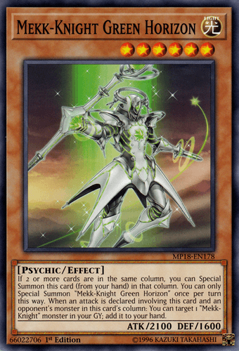Mekk-Knight Green Horizon - MP18-EN178 Common 1st Edition