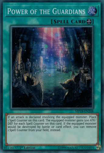Power of the Guardians - MP18-EN208 Super Rare 1st Edition