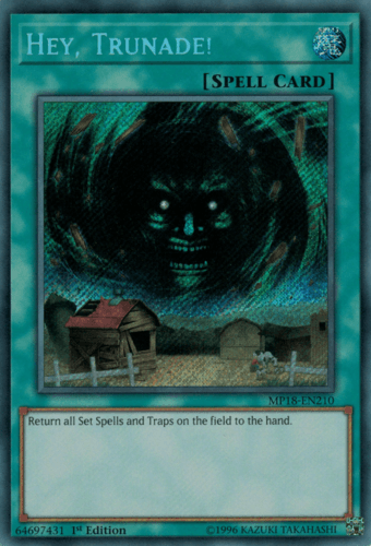 Hey, Trunade! - MP18-EN210 Secret Rare 1st Edition