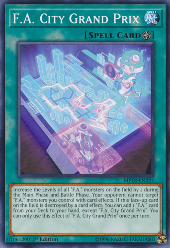 F.A. City Grand Prix - MP18-EN227 Common 1st Edition