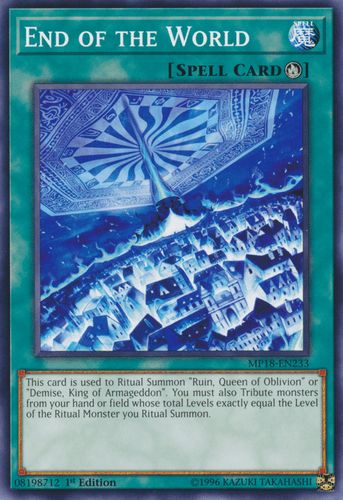 End of the World - MP18-EN233 Common 1st Edition