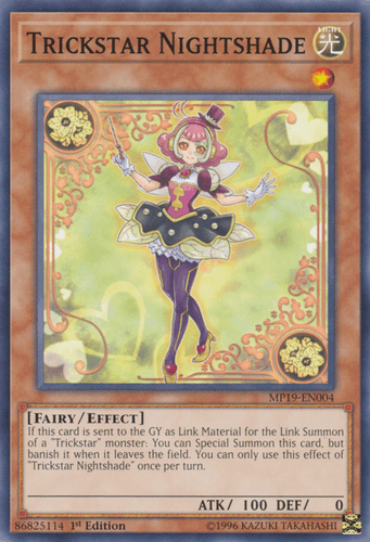Trickstar Nightshade - MP19-EN004 Common Unlimited