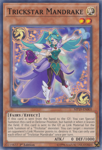 Trickstar Mandrake - MP19-EN005 Common 1st Edition