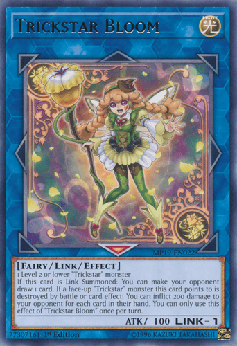Trickstar Bloom - MP19-EN022 Rare 1st Edition