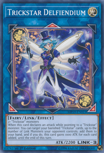 Trickstar Delfiendium - MP19-EN023 Common Unlimited
