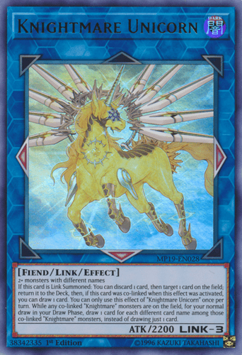 Knightmare Unicorn - MP19-EN028 Ultra Rare Unlimited