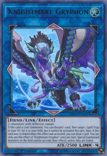 Knightmare Gryphon - MP19-EN029 Ultra Rare Unlimited