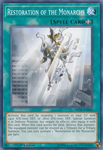 Restoration of the Monarchs - MP19-EN040 Common Unlimited