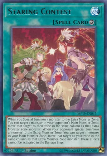 Staring Contest - MP19-EN042 Rare 1st Edition