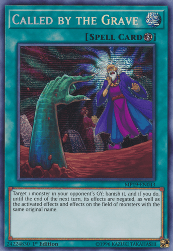Called by the Grave - MP19-EN043 Prismatic Secret Rare Unlimited