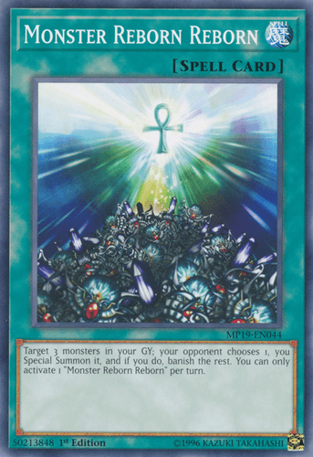 Monster Reborn Reborn - MP19-EN044 Common Unlimited