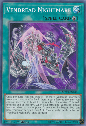 Vendread Nightmare - MP19-EN058 Common 1st Edition