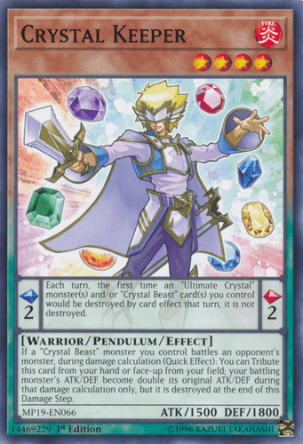 Crystal Keeper - MP19-EN066 Common 1st Edition