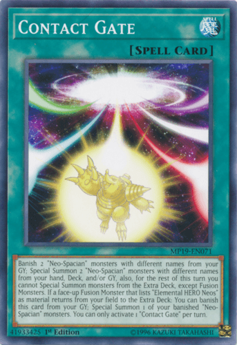Contact Gate - MP19-EN071 Common 1st Edition