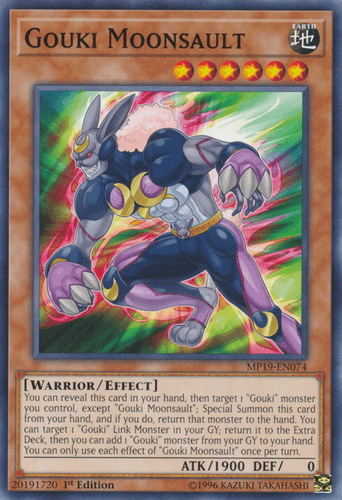 Gouki Moonsault - MP19-EN074 Common 1st Edition