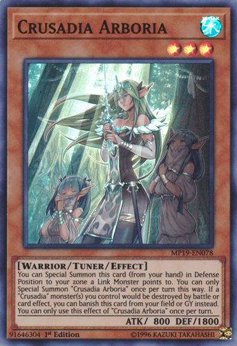 Crusadia Arboria - MP19-EN078 Super Rare Unlimited