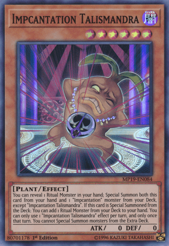 Impcantation Talismandra - MP19-EN084 Super Rare Unlimited