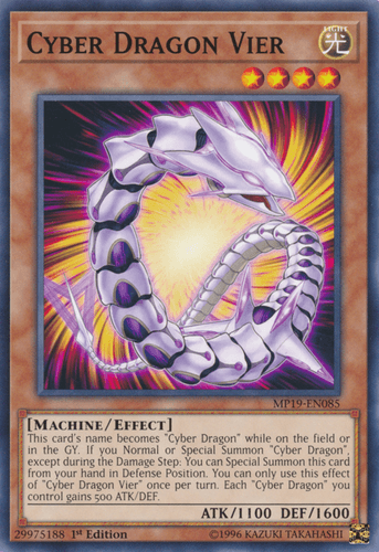 Cyber Dragon Vier - MP19-EN085 Common 1st Edition