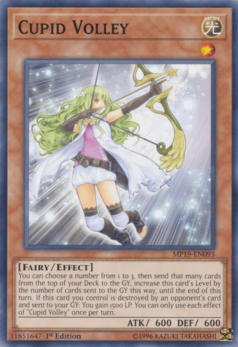 Cupid Volley - MP19-EN093 Common 1st Edition