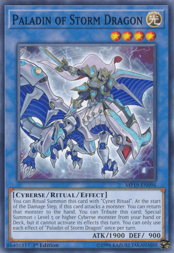 Paladin of Storm Dragon - MP19-EN096 Common 1st Edition