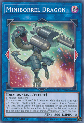 Miniborrel Dragon - MP19-EN103 Common 1st Edition