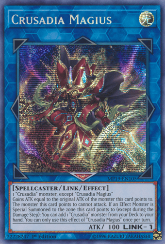 Crusadia Magius - MP19-EN105 Prismatic Secret Rare Unlimited