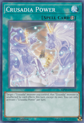 Crusadia Power - MP19-EN117 Common 1st Edition