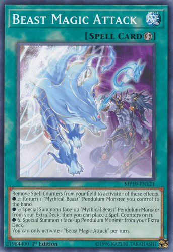 Beast Magic Attack - MP19-EN121 Common Unlimited