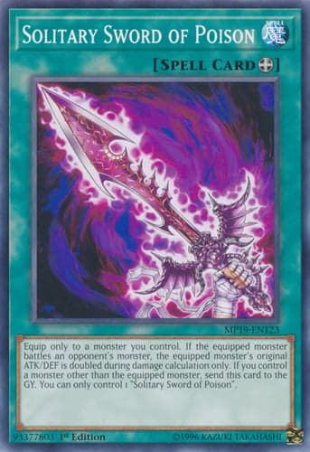 Solitary Sword of Poison - MP19-EN123 Common Unlimited