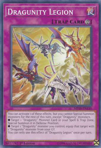 Dragunity Legion - MP19-EN130 Common Unlimited