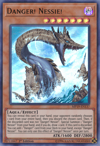 Danger! Nessie! - MP19-EN137 Ultra Rare Unlimited