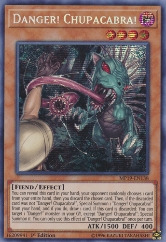 Danger! Chupacabra! - MP19-EN138 Prismatic Secret Rare Unlimited
