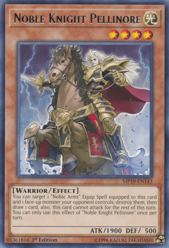 Noble Knight Pellinore - MP19-EN143 Rare Unlimited