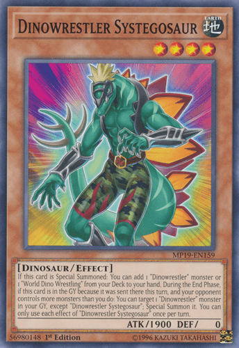 Dinowrestler Systegosaur - MP19-EN159 Common Unlimited
