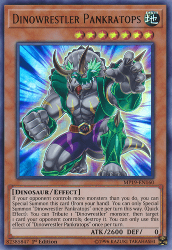Dinowrestler Pankratops - MP19-EN160 Ultra Rare 1st Edition