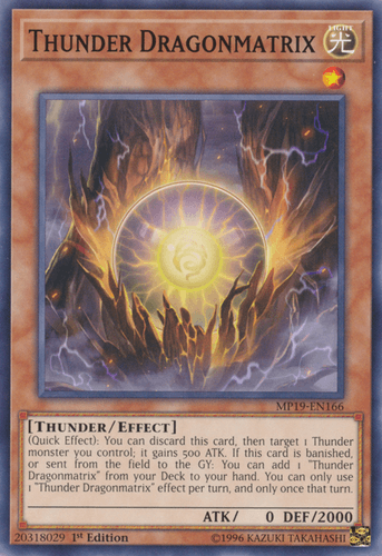 Thunder Dragonmatrix - MP19-EN166 Common Unlimited