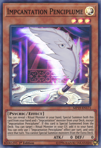 Impcantation Penciplume - MP19-EN171 Super Rare 1st Edition