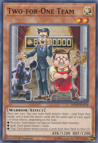 Two-for-One Team - MP19-EN178 Common 1st Edition