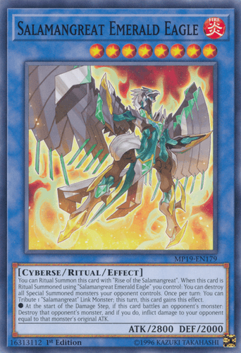 Salamangreat Emerald Eagle - MP19-EN179 Common 1st Edition