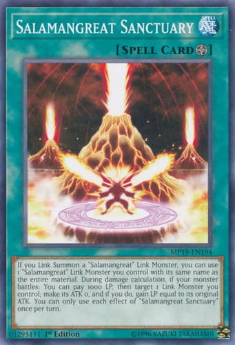 Salamangreat Sanctuary - MP19-EN194 Common 1st Edition