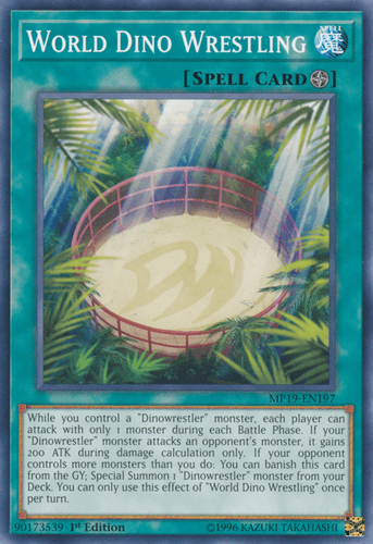 World Dino Wrestling - MP19-EN197 Common 1st Edition
