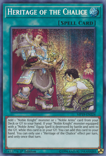 Heritage of the Chalice - MP19-EN224 Prismatic Secret Rare Unlimited