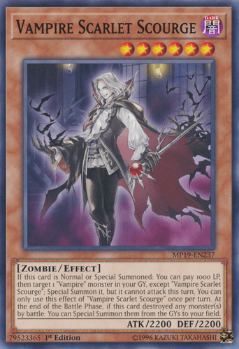 Vampire Scarlet Scourge - MP19-EN237 Common 1st Edition