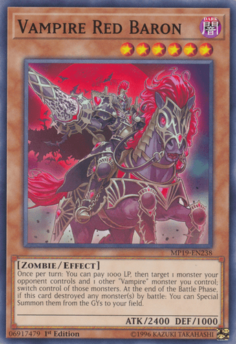 Vampire Red Baron - MP19-EN238 Common 1st Edition