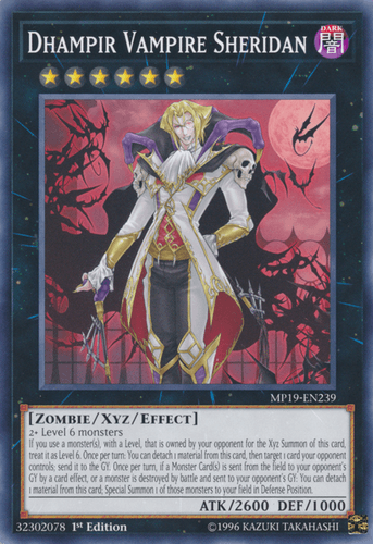 Dhampir Vampire Sheridan - MP19-EN239 Common 1st Edition