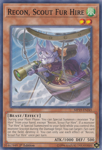 Recon, Scout Fur Hire - MP19-EN245 Common Unlimited