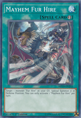 Mayhem Fur Hire - MP19-EN255 Common Unlimited