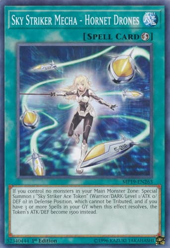 Sky Striker Mecha - Hornet Drones - MP19-EN263 Common Unlimited