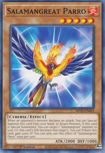 Salamangreat Parro - MP20-EN003 Common 1st Edition