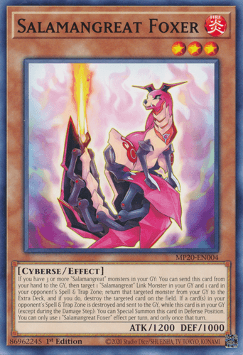Salamangreat Foxer - MP20-EN004 Common 1st Edition